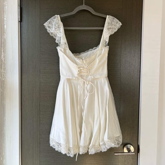 Kaia Lace Trim Mini Dress - Picture 4 of 4